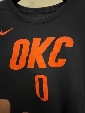 Nike Dri-FIT Russell Westbrook OKC Thunder Boys Large Statement T-Shirt #0